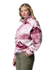 Women's Helvetia™ II Cropped Sherpa Half Snap Printed Fleece - Antique Mauve, Summits