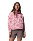 Women's Helvetia™ II Cropped Sherpa Half Snap Printed Fleece - Rosette, Sprayflower