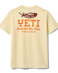 Unisex Yeti Feather Short Sleeve Tee - Butter