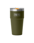 Rambler 20 Oz Stackable Cup Magslider - Olive/King Crab Orange