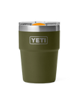Rambler 16 Oz Stackable Cup Magslider - Olive/King Crab Orange