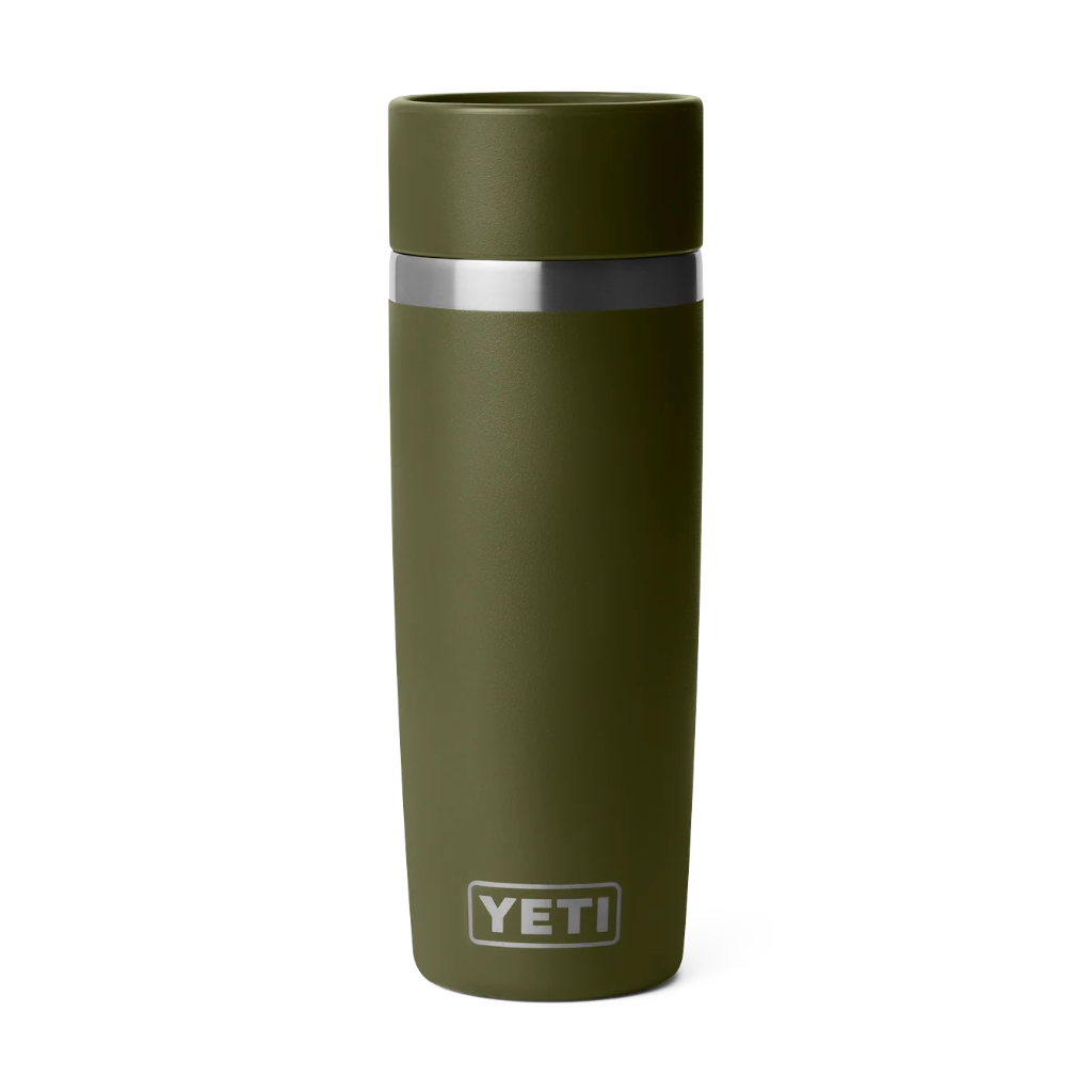 Rambler 16 Oz Travel Bottle - Olive/King Crab Orange