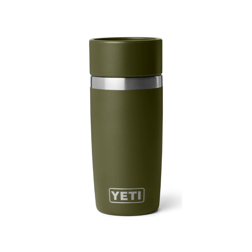 Rambler 12 Oz Travel Bottle - Olive/King Crab Orange