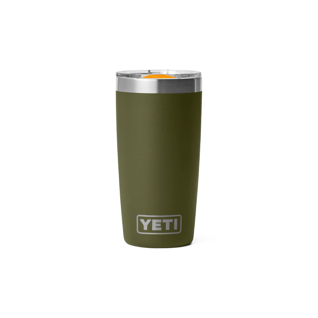 Rambler 10 Oz Tumbler Magslider - Olive/King Crab Orange