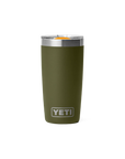 Rambler 10 Oz Tumbler Magslider - Olive/King Crab Orange