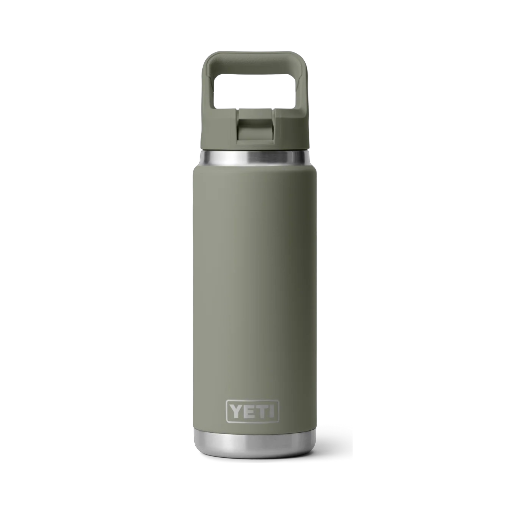 Rambler 26 Oz Straw Bottle - Pampa Green