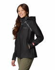 Columbia Women's Reign No Shine Waterproof Jacket Black - Booley Galway