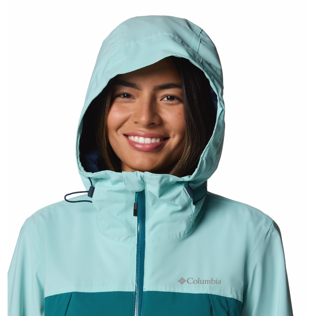 Columbia Women&#39;s Boulder Falls Jacket River Blue / Collegiate Navy / Spray - Booley Galway