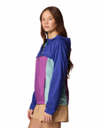 Columbia Women's Crested Canyon Windbreaker Razzle / Spray / Clematis Blue - Booley Galway