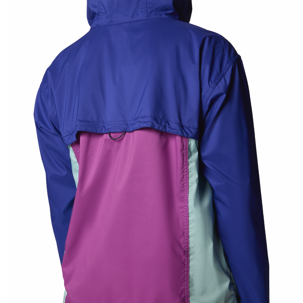 Columbia Women's Crested Canyon Windbreaker Razzle / Spray / Clematis Blue - Booley Galway