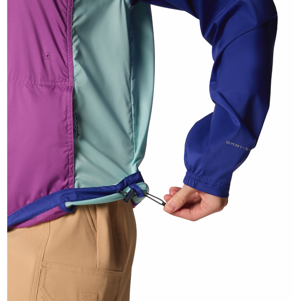 Columbia Women's Crested Canyon Windbreaker Razzle / Spray / Clematis Blue - Booley Galway