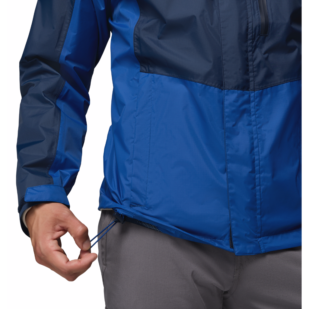 Columbia Men&#39;s Pouring Adventure III Jacket Collegiate Navy / Mountain Blue - Booley Galway