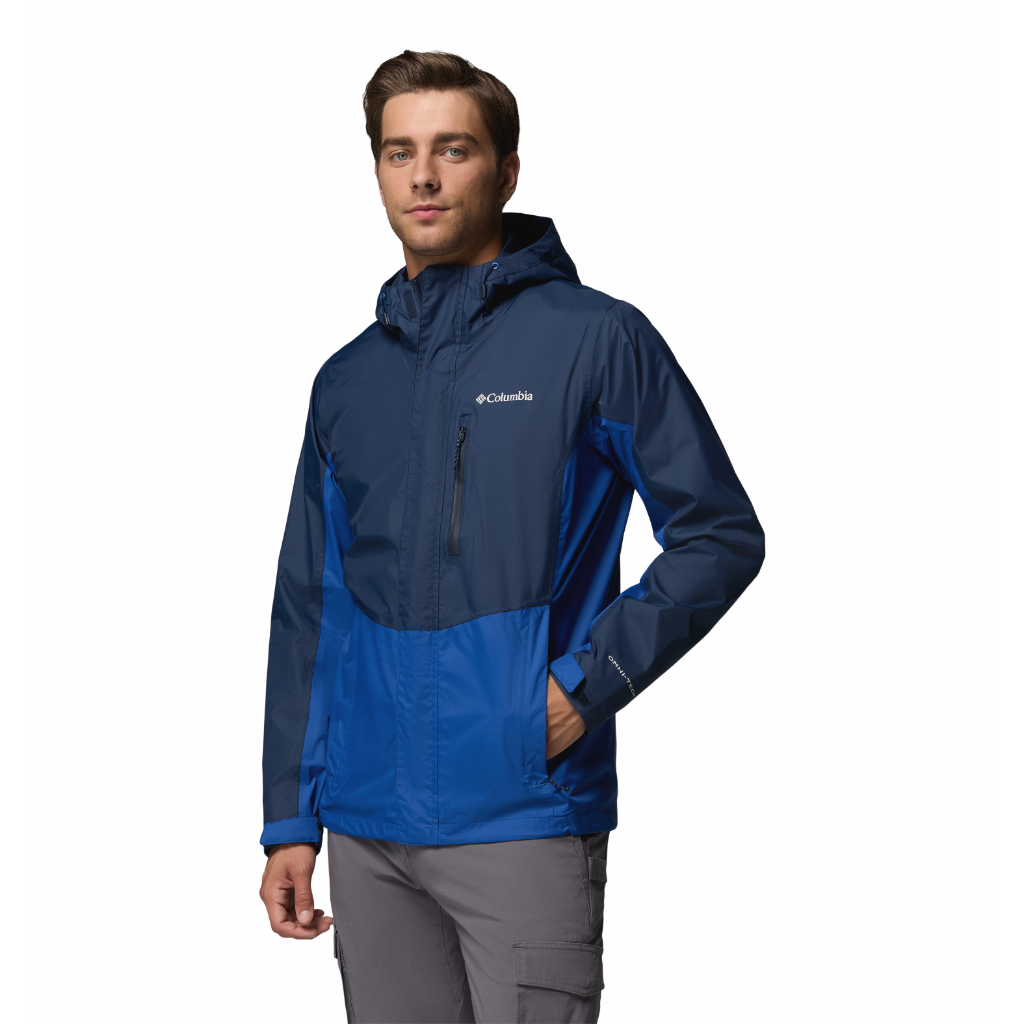 Columbia Men's Pouring Adventure III Jacket Collegiate Navy / Mountain Blue - Booley Galway