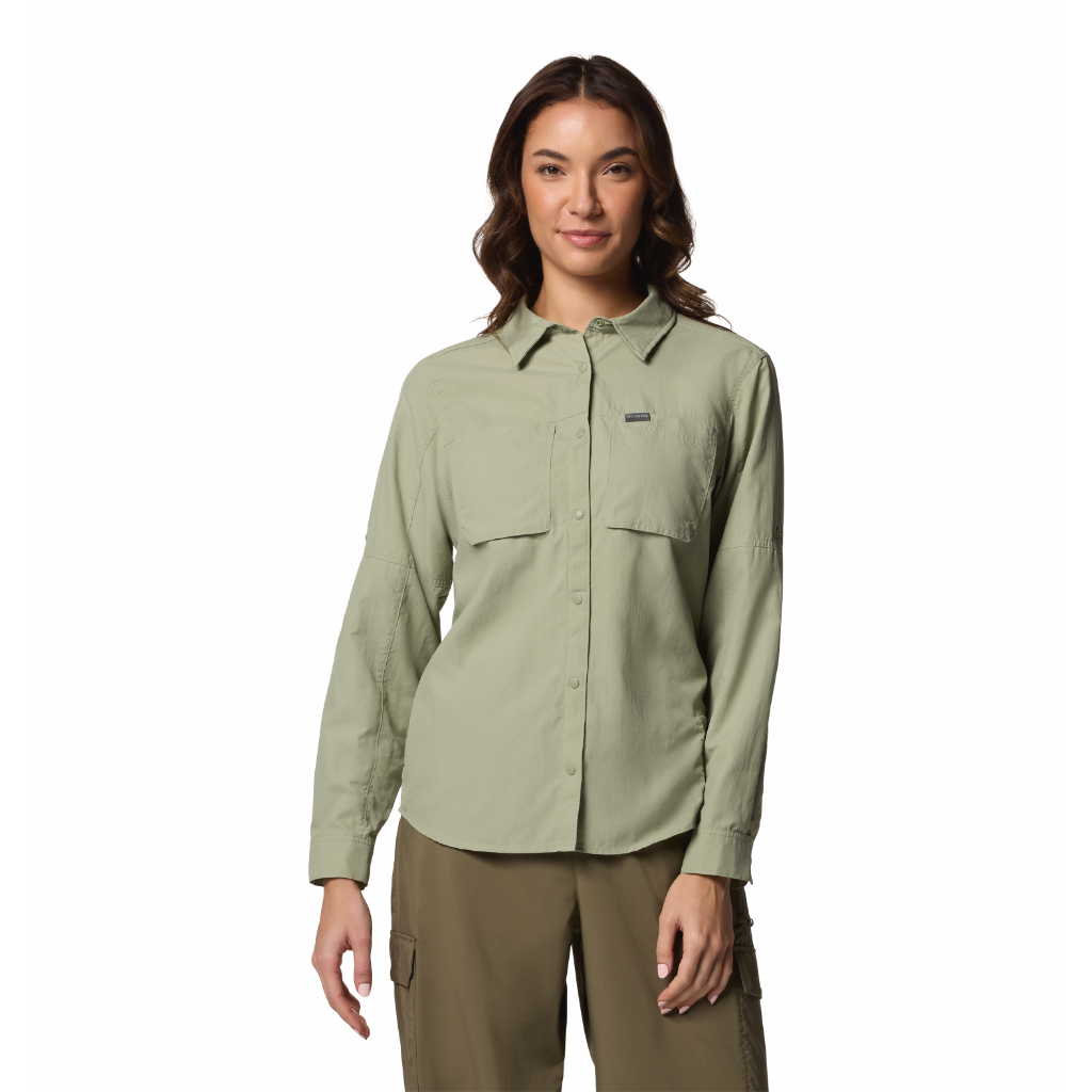 Columbia Women&#39;s Skien Valley L/S Shirt Safari - Booley Galway