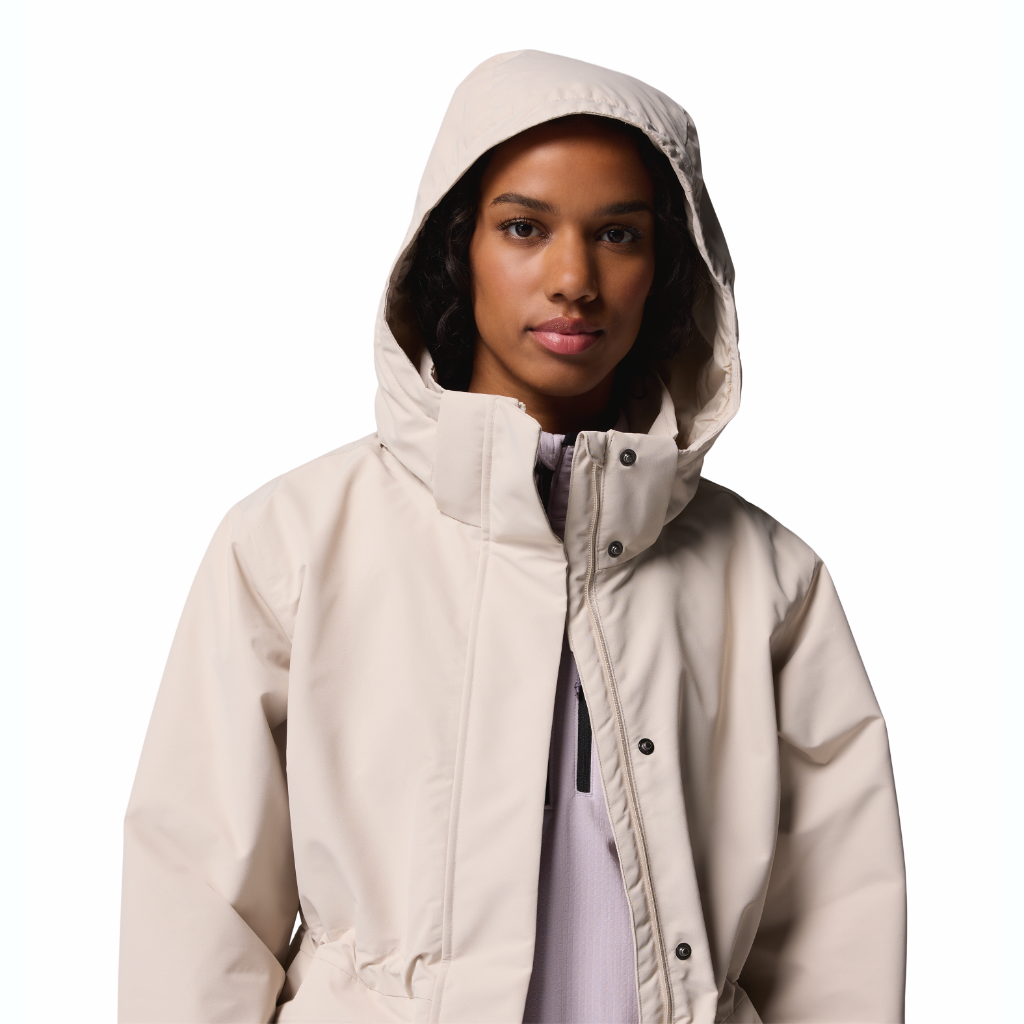Columbia Women's Pulaski Parka Dark Stone - Booley Galway