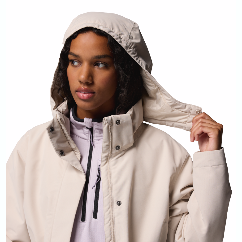 Columbia Women's Pulaski Parka Dark Stone - Booley Galway