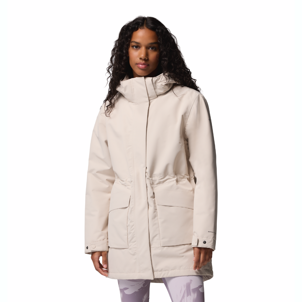 Columbia Women's Pulaski Parka Dark Stone - Booley Galway