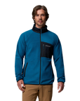 Men's Fast Trek™ Overlay Fleece Jacket - Phoenix Blue, Black