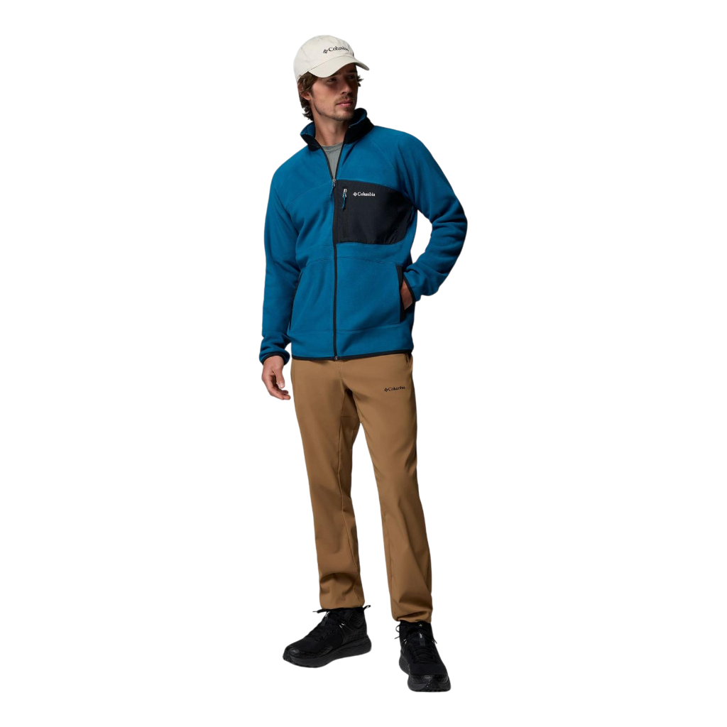 Men's Fast Trek™ Overlay Fleece Jacket - Phoenix Blue, Black