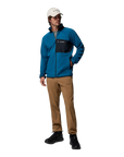Men's Fast Trek™ Overlay Fleece Jacket - Phoenix Blue, Black