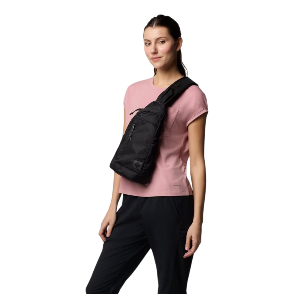 Unisex Great Smoky Garden Cross-Body Bag -Black