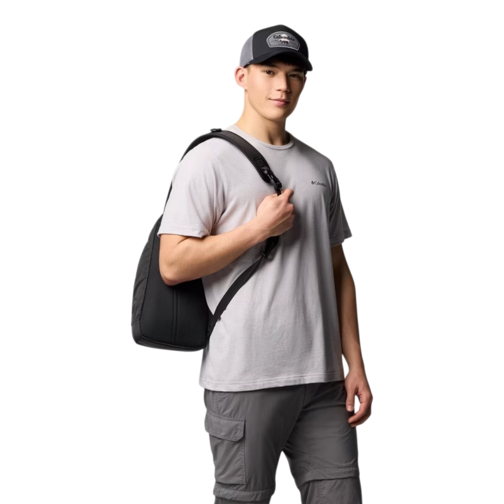 Unisex Great Smoky Garden Cross-Body Bag -Black