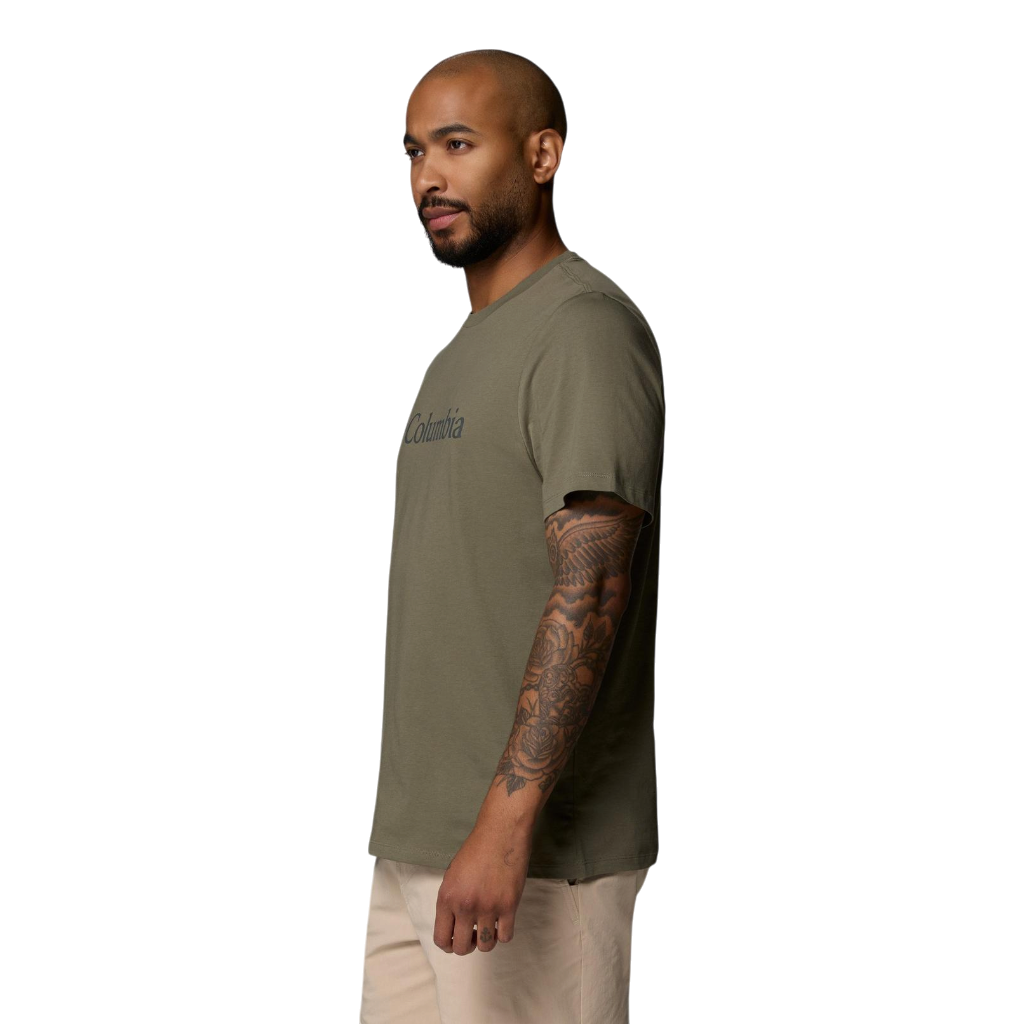 Men's CSC Basic Logo™ Organic Cotton T-Shirt - Stone Green