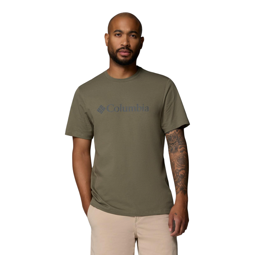Men's CSC Basic Logo™ Organic Cotton T-Shirt - Stone Green