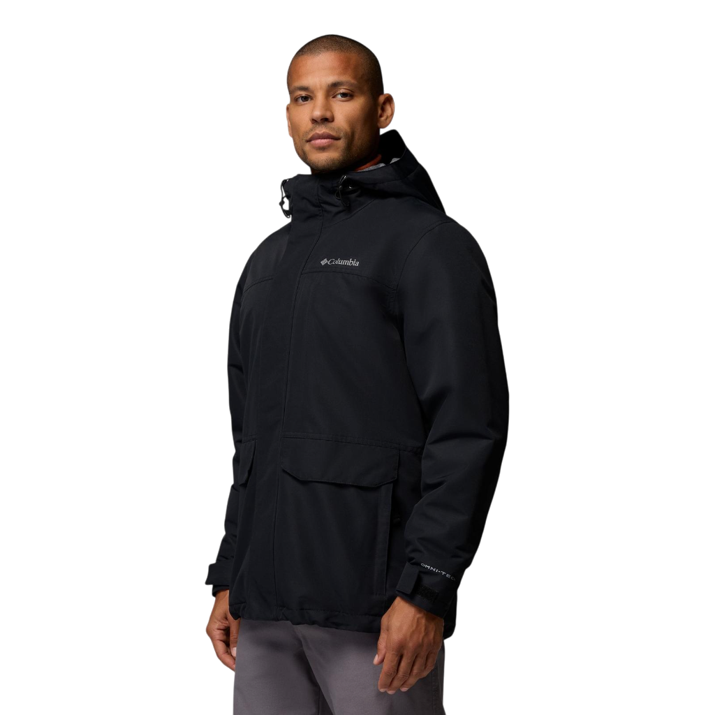 Men's Landroamer™ Waterproof Fleece Lined Jacket - Black