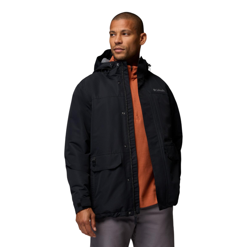 Men's Landroamer™ Waterproof Fleece Lined Jacket - Black