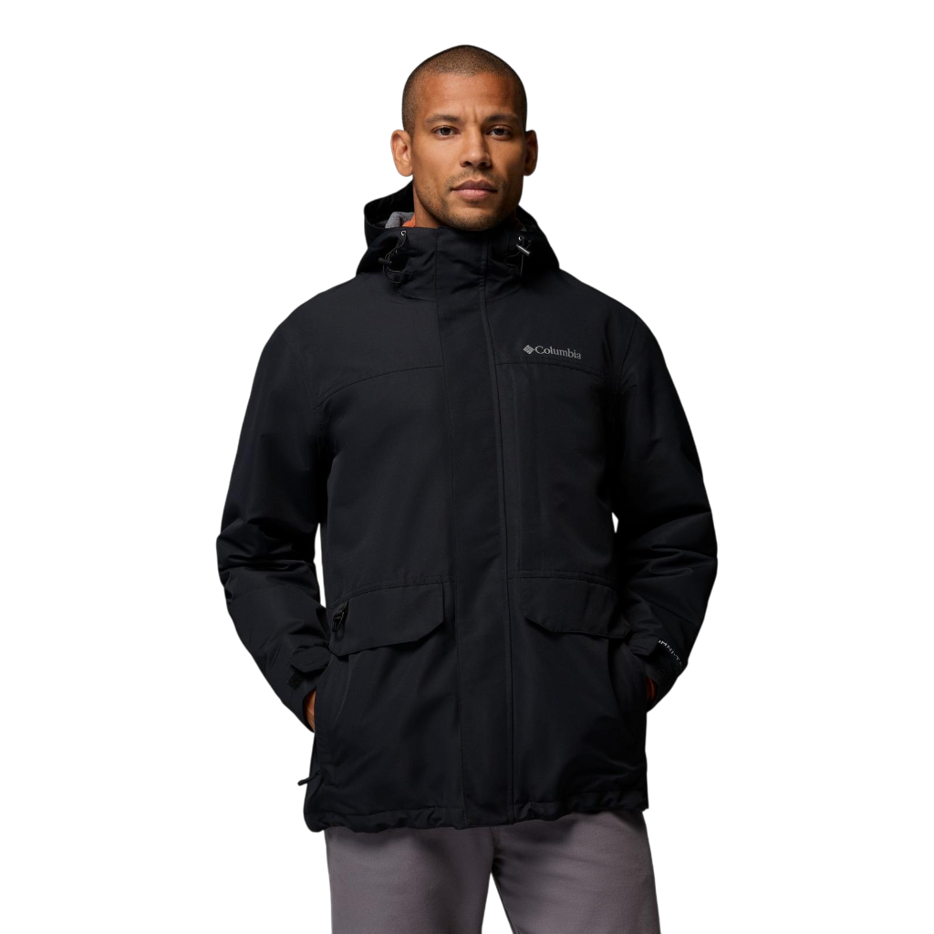 Men's Landroamer™ Waterproof Fleece Lined Jacket - Black