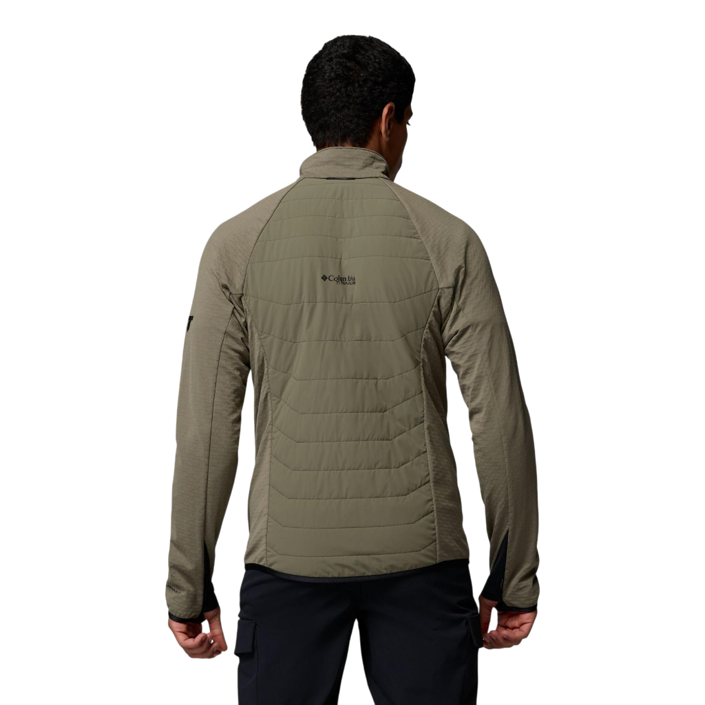 Men's Arctic Crest™ II Hybrid Fleece Jacket - Stone Green