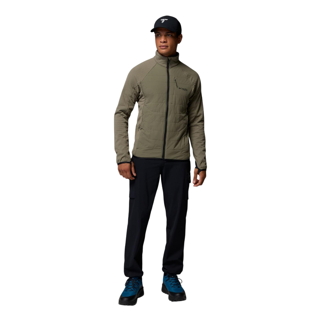 Men's Arctic Crest™ II Hybrid Fleece Jacket - Stone Green