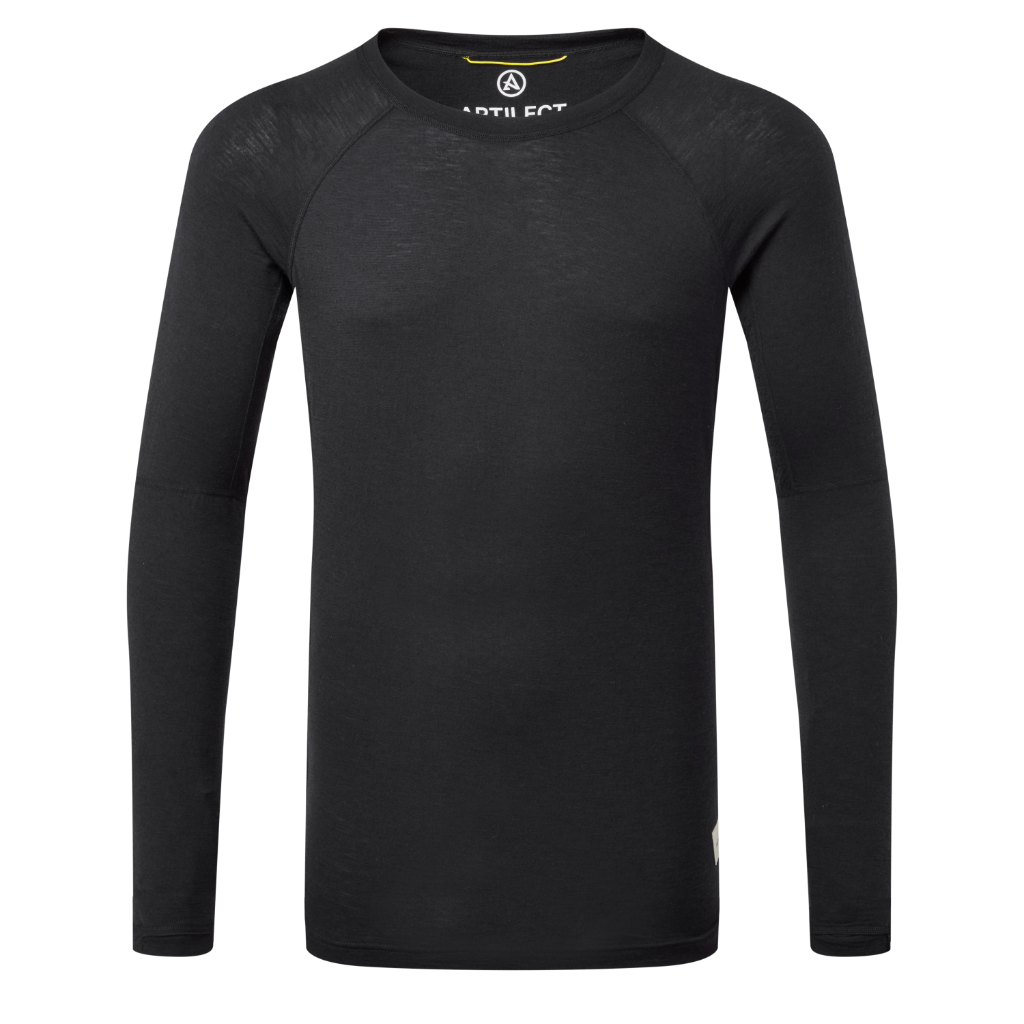 Men's Boulder 125 Crew L/S - Black