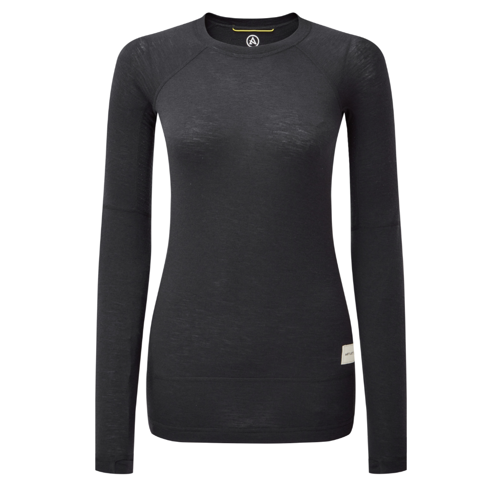 Women's Boulder 125 Crew L/S - Black