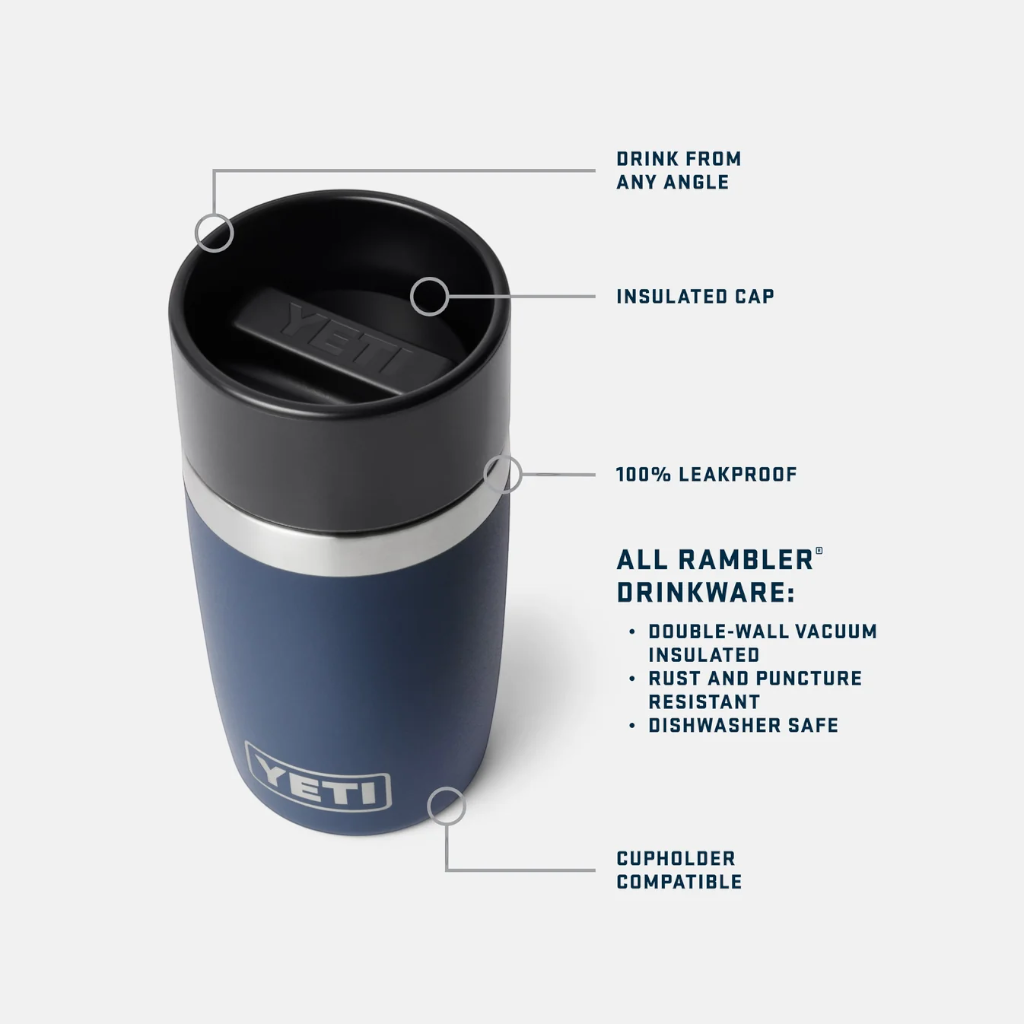 Rambler 8 oz Travel Bottle With Commuter Cap - Navy