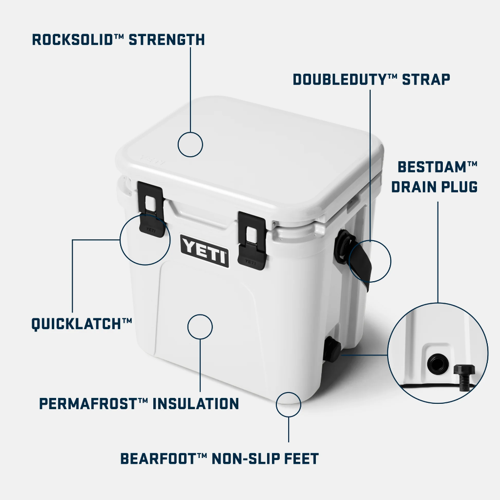 YETI Roadie 24L Cool Box 2.0 White - Booley Galway