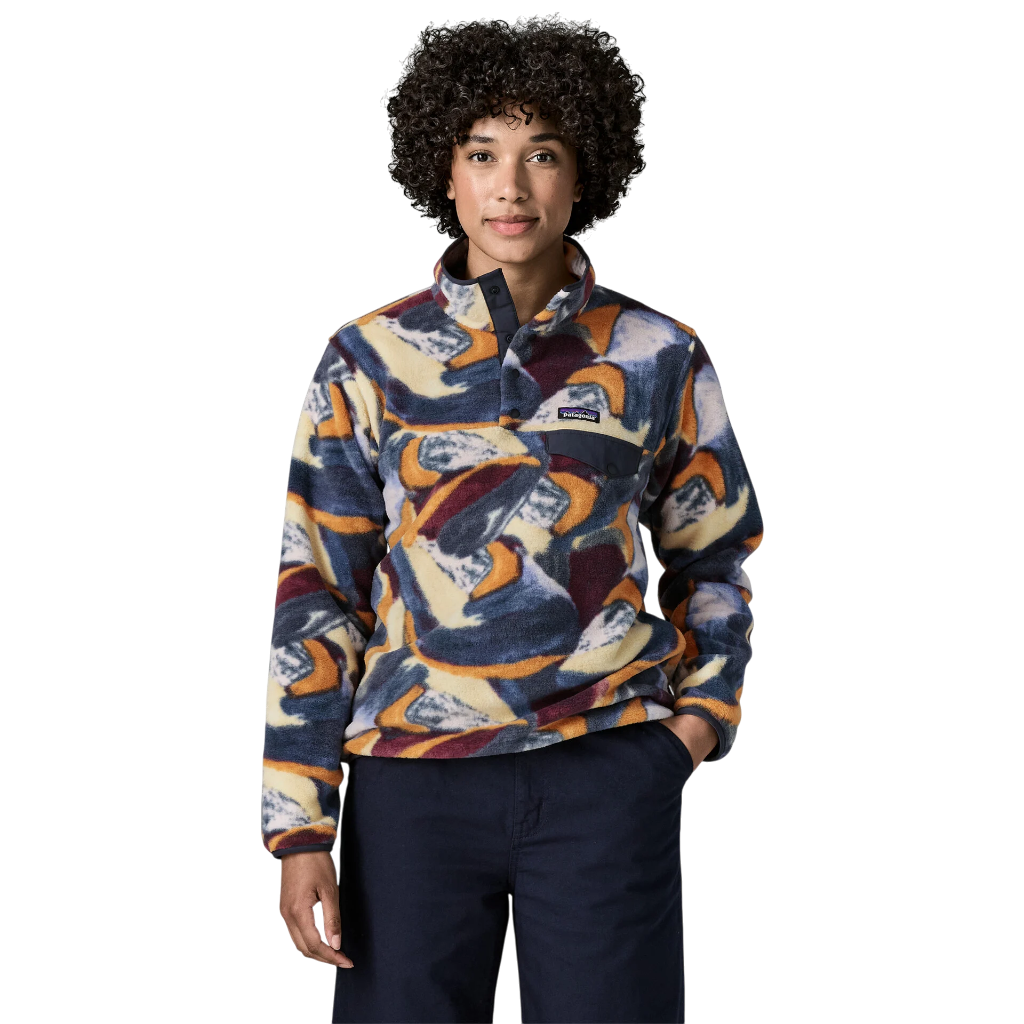 Women's Lightweight Synchilla Snap-T Pullover - Smudge: Smolder Blue