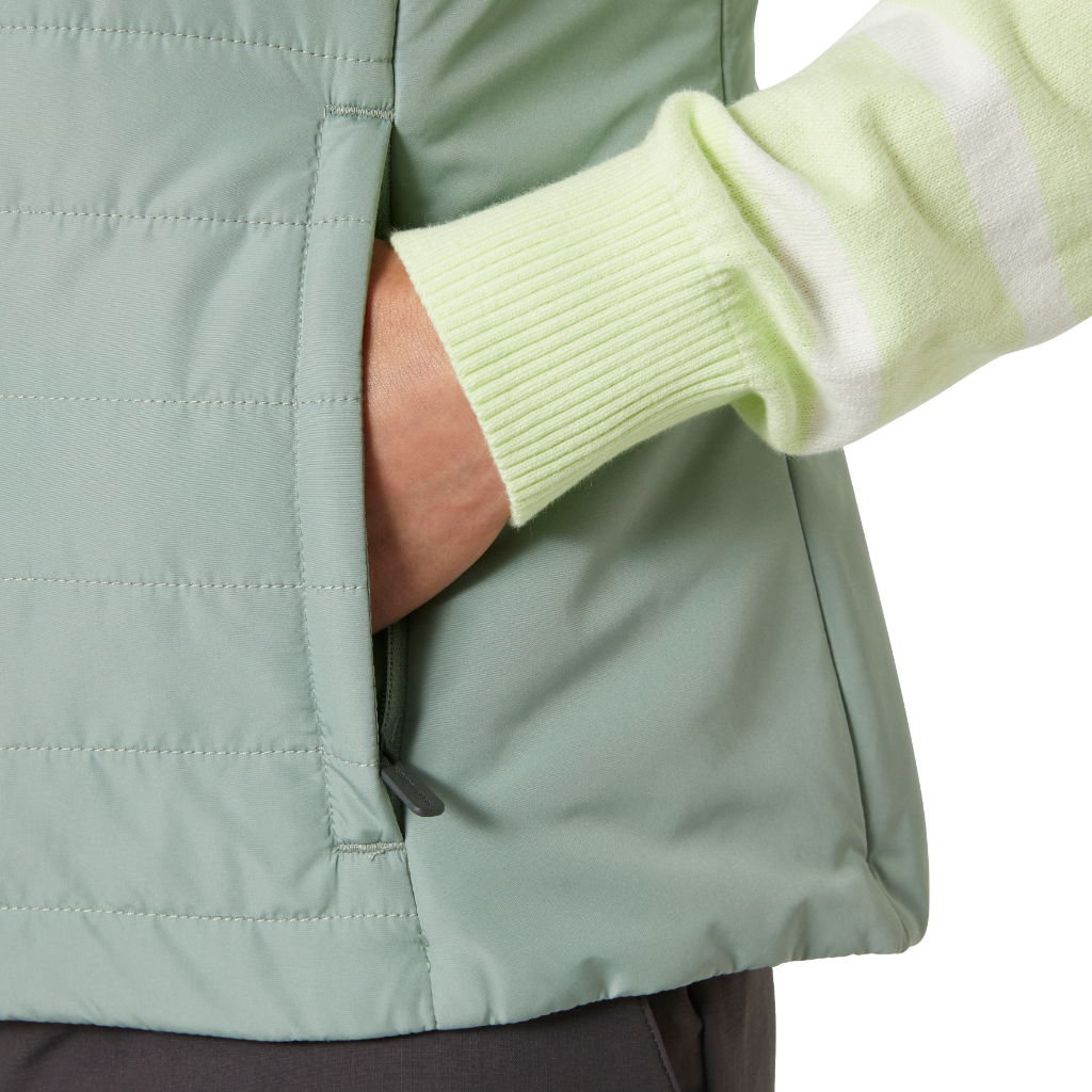 Helly Hansen Women&#39;s Crew Insulator Vest 2.0 Eucalyptus - Booley Galway