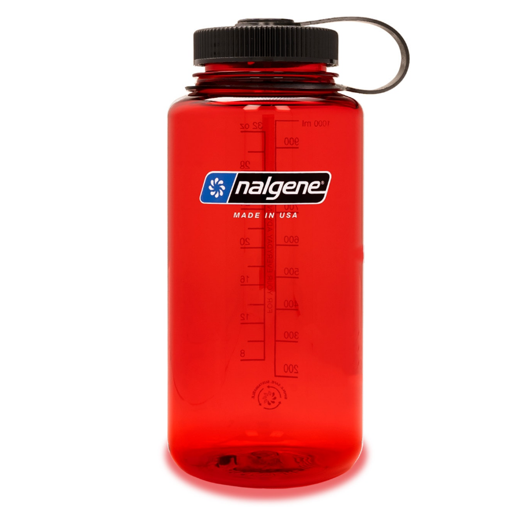 Nalgene Wide Mouth 1L Tritan Sustain Red - Booley Galway