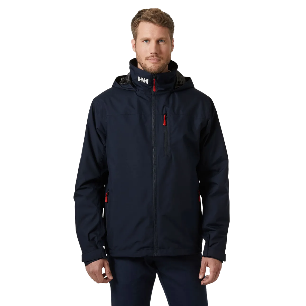 Helly Hansen Men's Crew Hooded Midlayer Jacket 2.0 Navy - Booley Galway