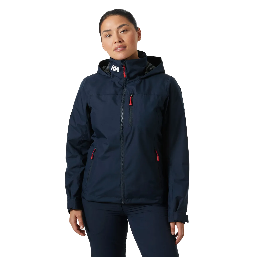 Helly Hansen Women's Crew Hooded Midlayer Jacket 2.0 Navy - Booley Galway