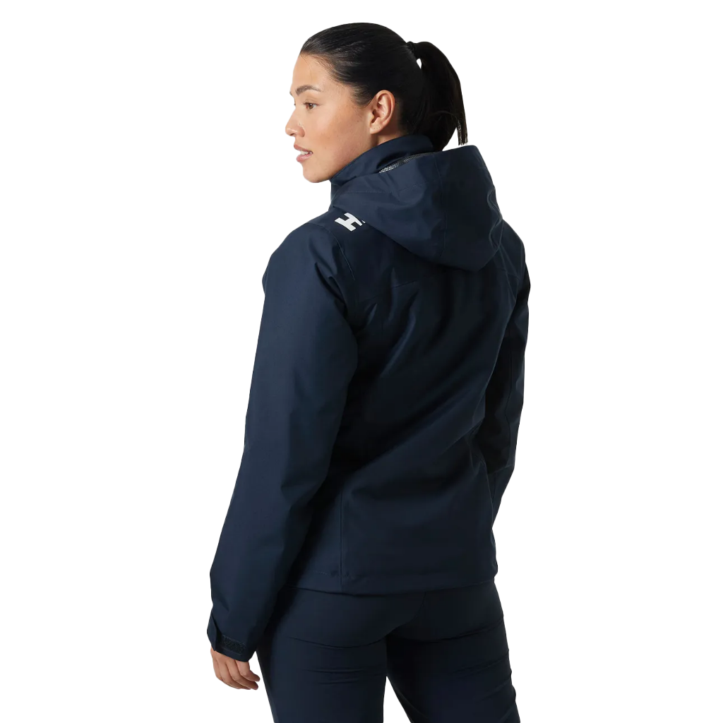 Helly Hansen Women's Crew Hooded Midlayer Jacket 2.0 Navy - Booley Galway