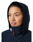 Helly Hansen Women's Crew Hooded Midlayer Jacket 2.0 Navy - Booley Galway