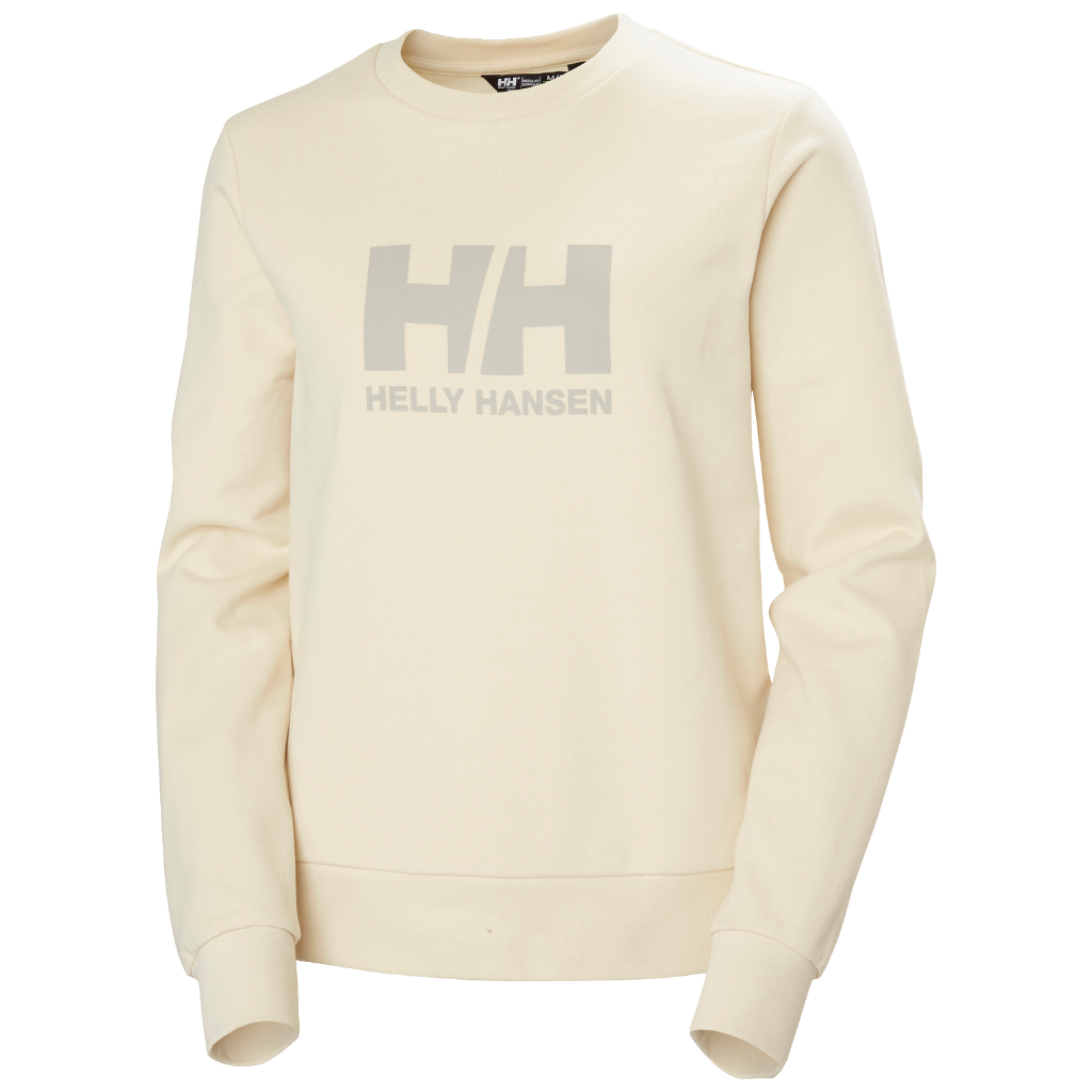 Helly Hansen Women&#39;s HH Logo Crew Sweatshirt 2.0 Cream - Booley Galway
