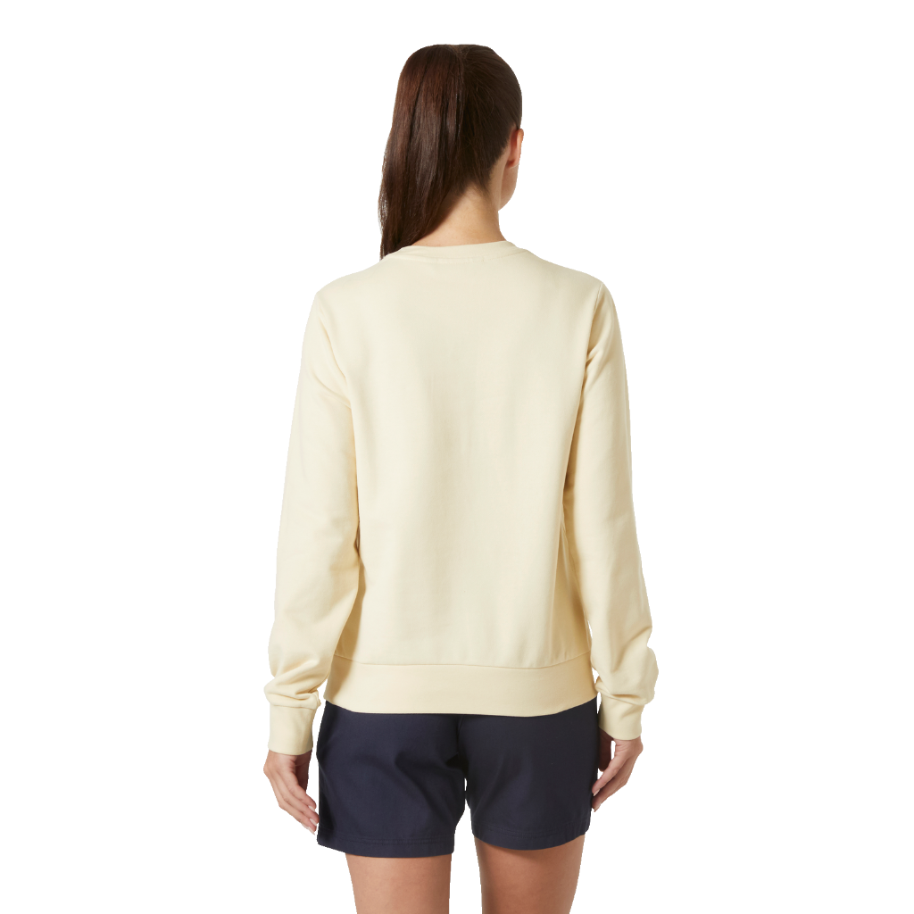 Helly Hansen Women&#39;s HH Logo Crew Sweatshirt 2.0 Cream - Booley Galway