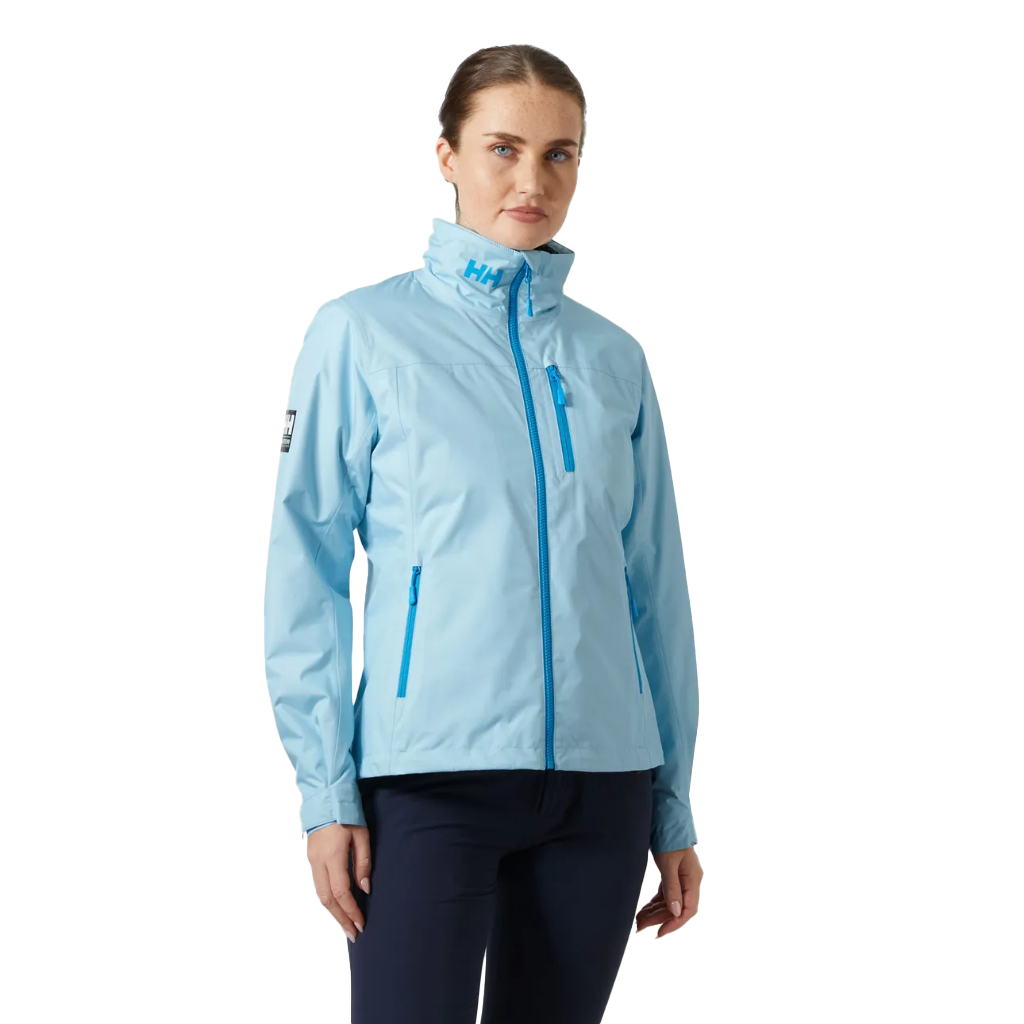 Helly Hansen Women's Crew Hooded Pile Jacket Light Cyan - Booley Galway