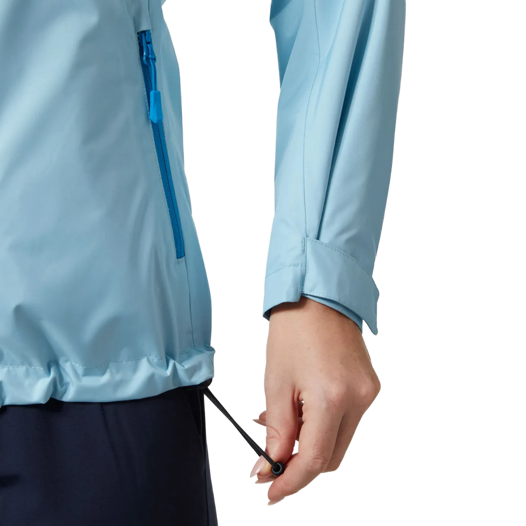 Helly Hansen Women's Crew Hooded Pile Jacket Light Cyan - Booley Galway