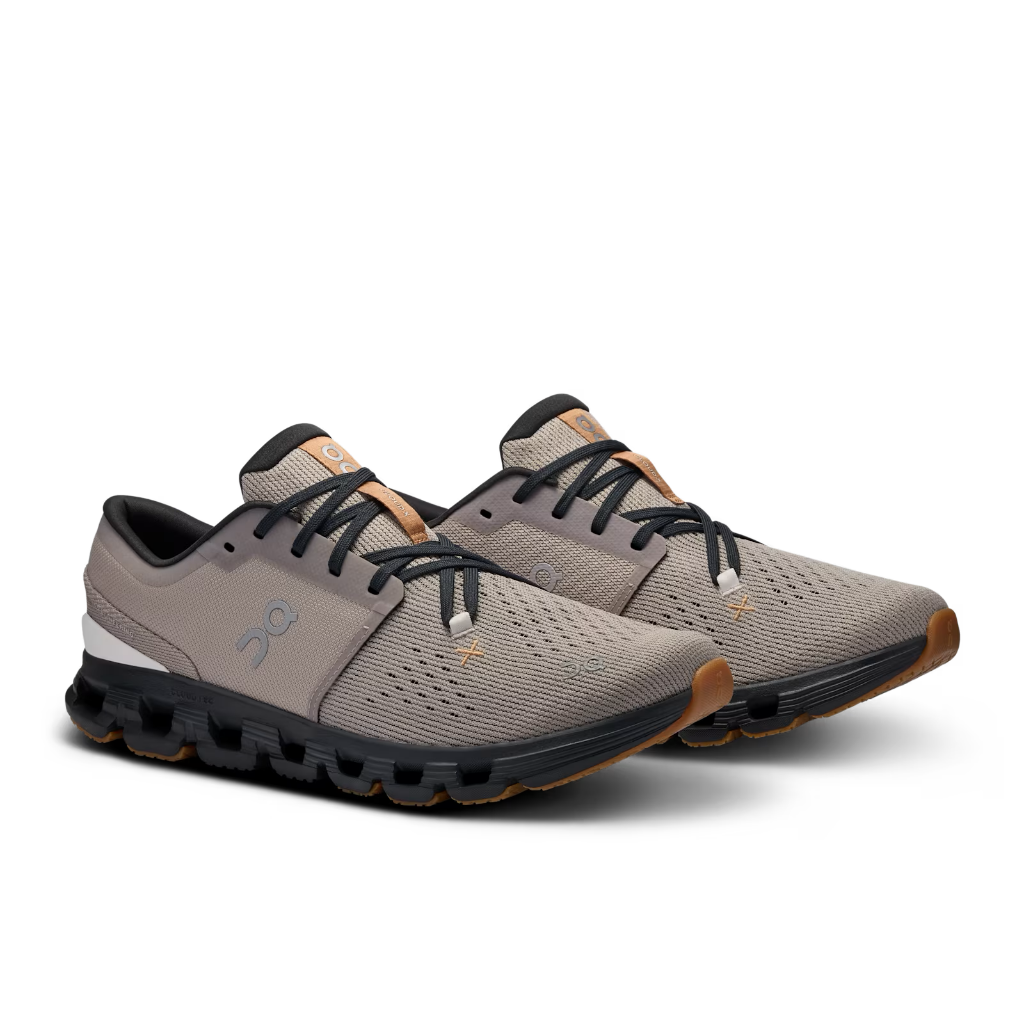 On Running Men&#39;s Cloud X 4 Fog / Black - Booley Galway