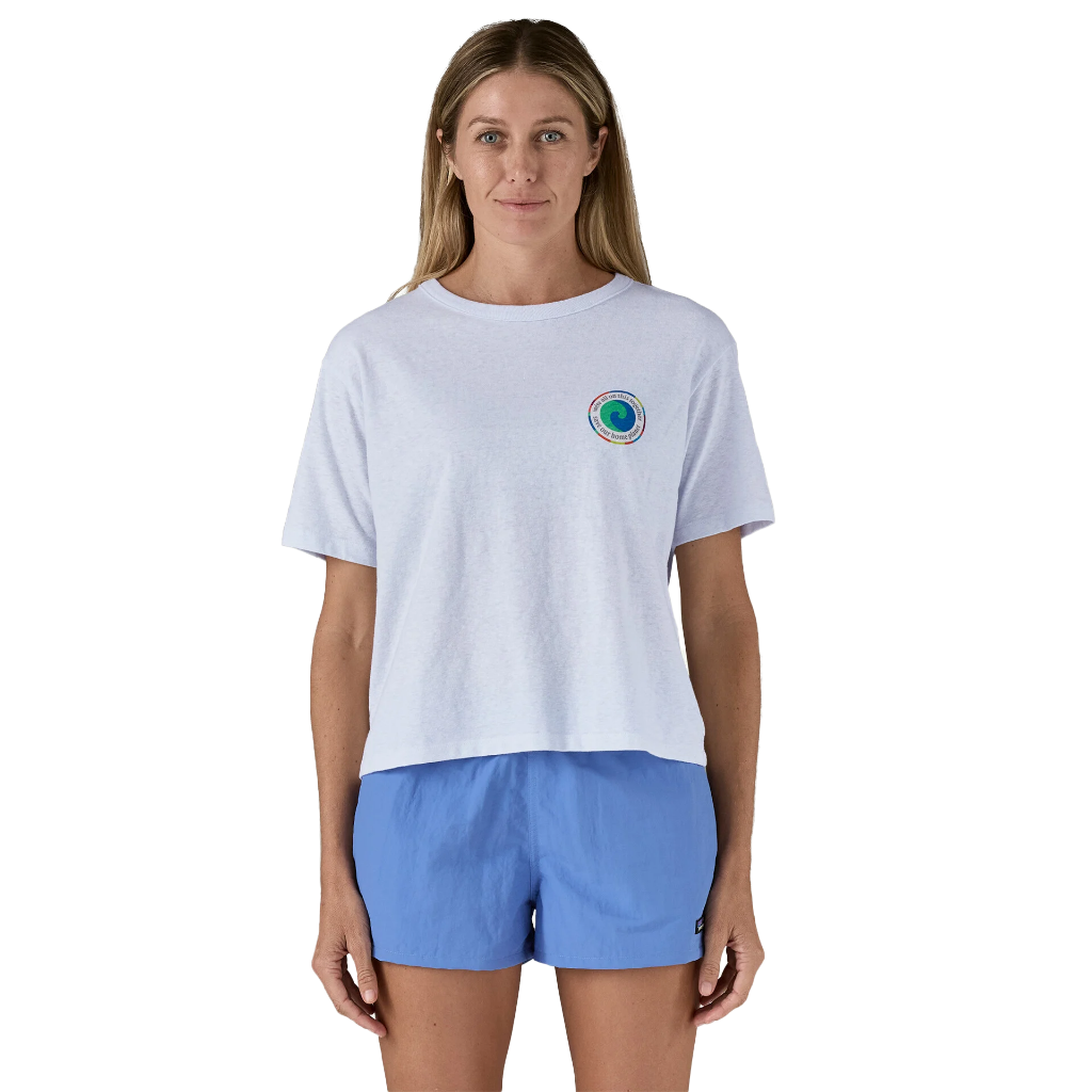 Patagonia Women&#39;s Unity Fitz Easy Cut Responsibili-Tee White - Booley Galway